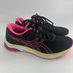 ASICS Gel-Pulse 12 AmpliFoam Running Shoes 1012A724 Womens Size 9.5 Black & Pink
